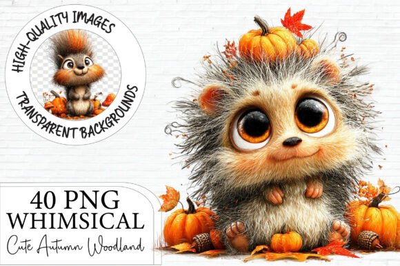 Download Whimsical Cute Autumn Woodland PNG - Premium Bundle