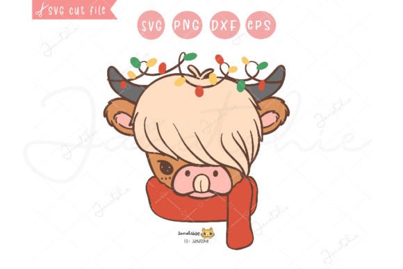 Download Baby Highland Cow First Christmas SVG - First christmas svg Collection