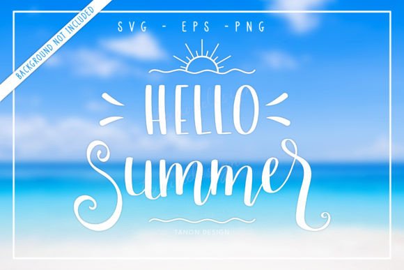 Download Hello Summer Lettering Quote Typography - Hello summer Collection