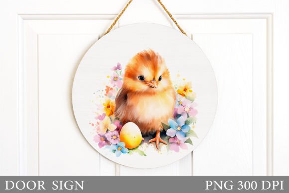Download Cute Chick Door Sign. Easter Door Sign - Door sign Collection